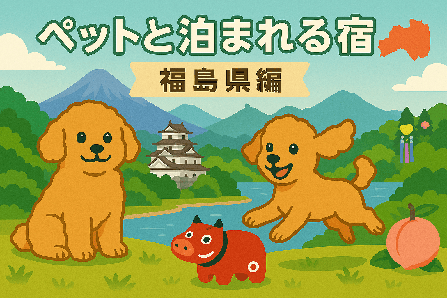 ペットと泊まれる宿【福島県編】