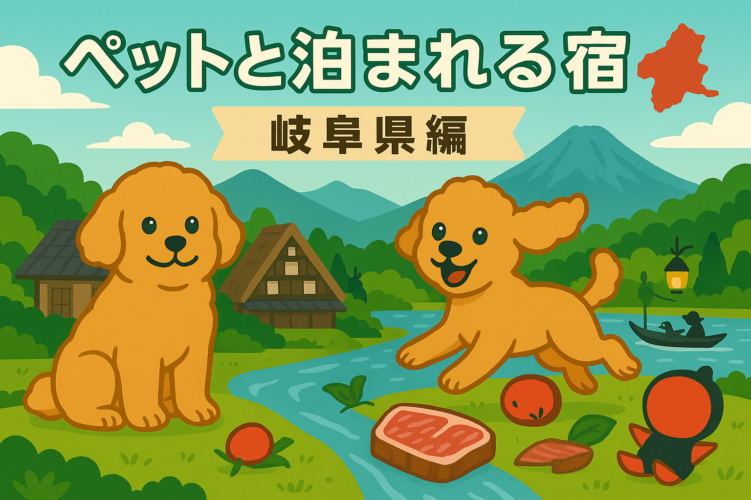 ペットと泊まれる宿【岐阜県編】