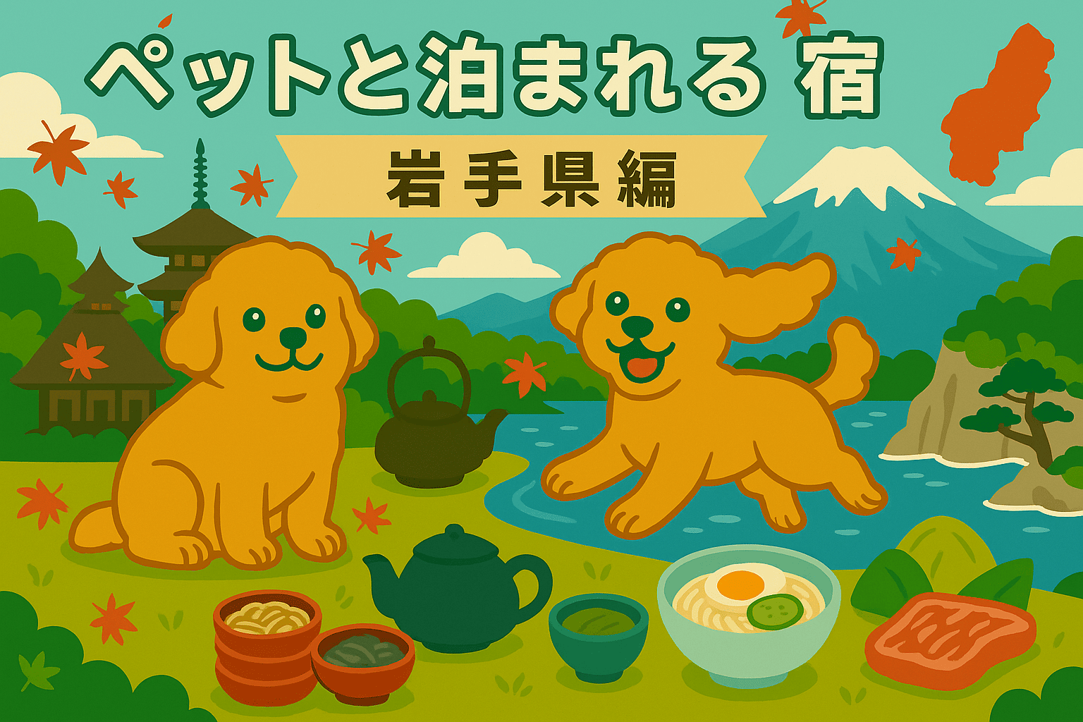 ペットと泊まれる宿【岩手県編】