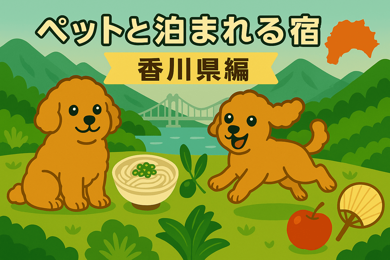 ペットと泊まれる宿【香川県編】