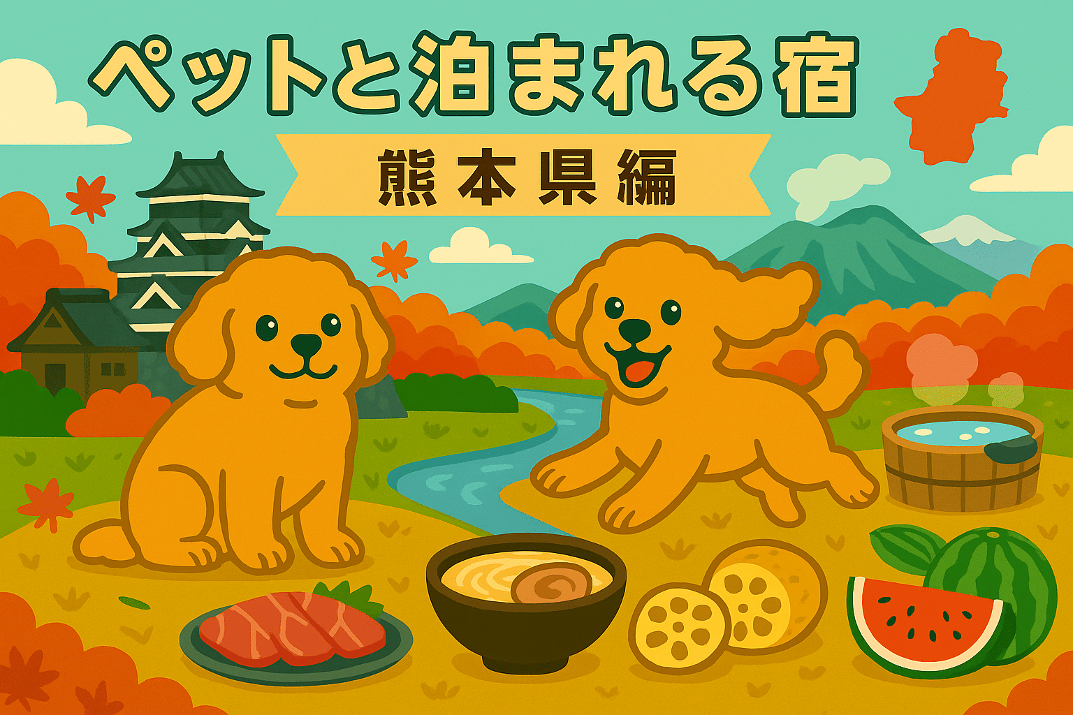 ペットと泊まれる宿【熊本県編】