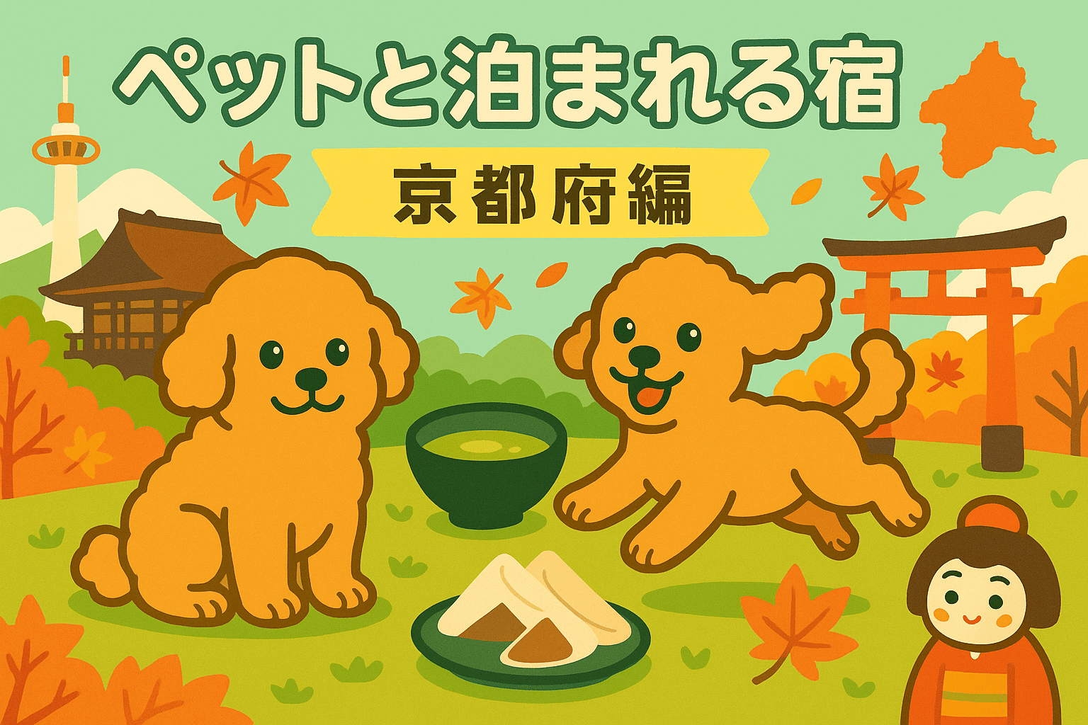 ペットと泊まれる宿【京都府編】