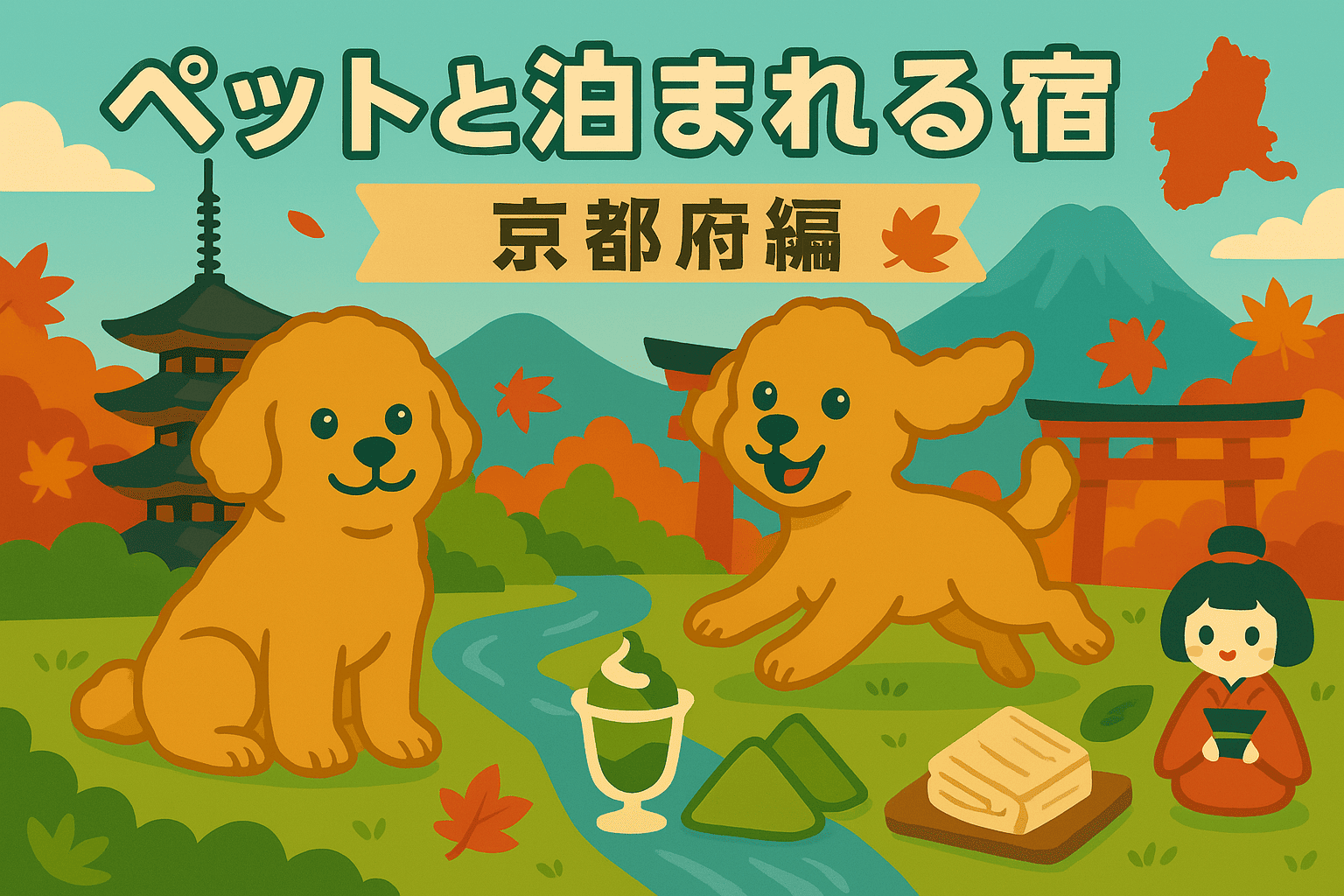 ペットと泊まれる宿【京都府編】
