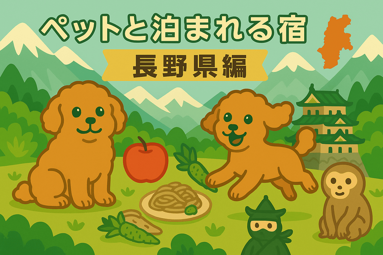 ペットと泊まれる宿【長野県編】