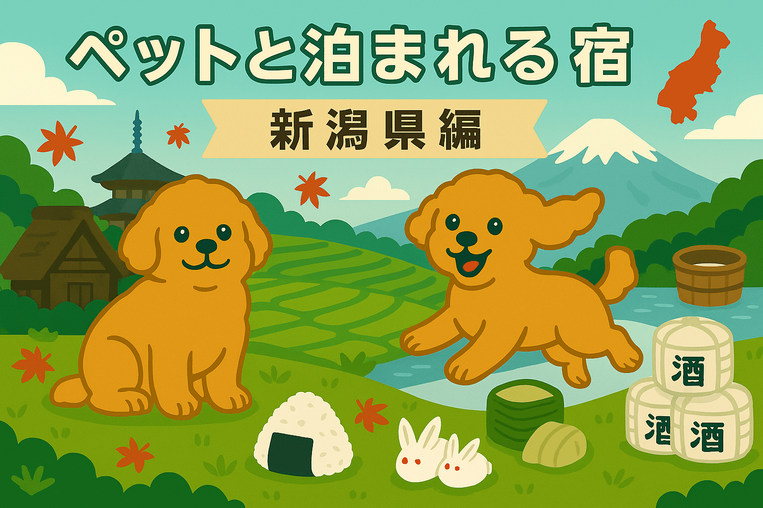 ペットと泊まれる宿【新潟県編】