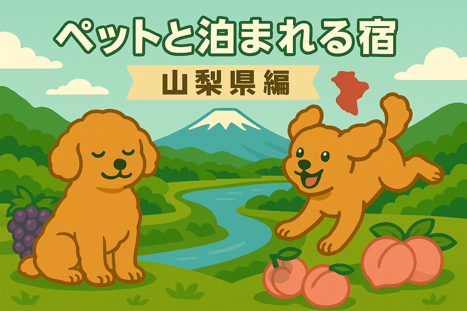 ペットと泊まれる宿【山梨県編】