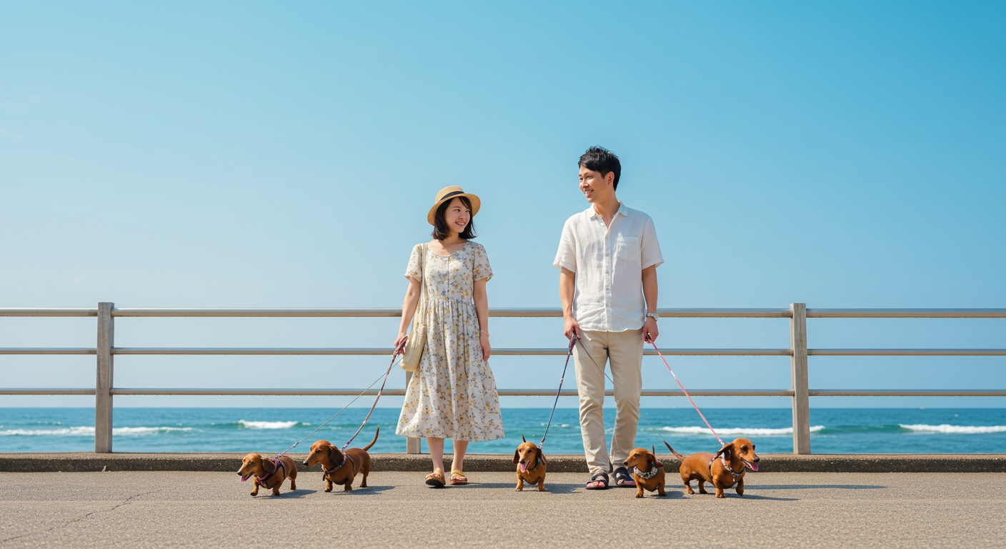 爽やかな昼の散歩